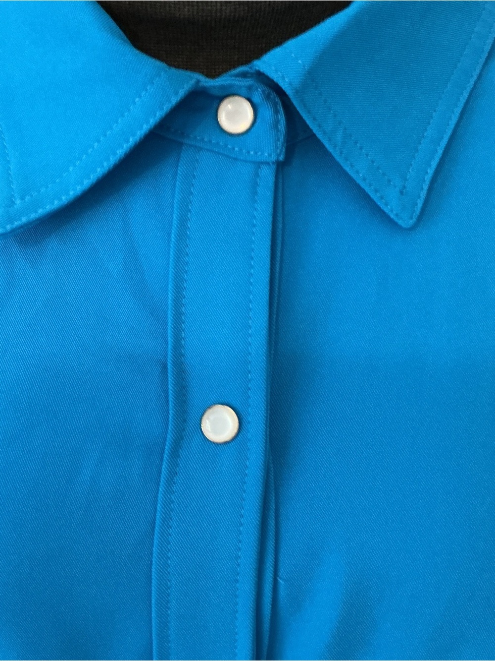 NWT Entro Button-Front Dress in Bright Blue size XL - Picture 3 of 14